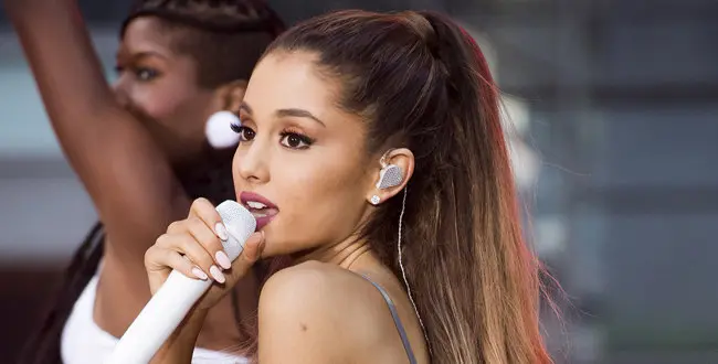 Singer Ariana Grande performs on NBC's "Today" show on Friday, August 29, 2014, in New York.