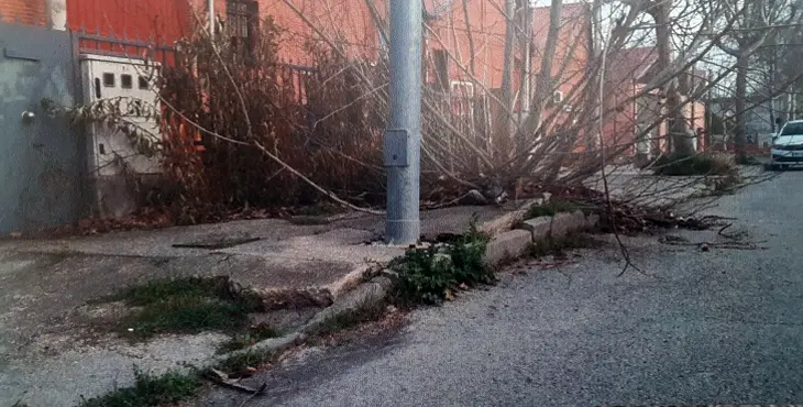 Anterior estado de la Avenida de la Azucarera. (Foto: CAAT de Madrid)