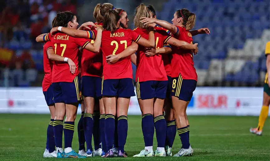 La selección española de fútbol femenino