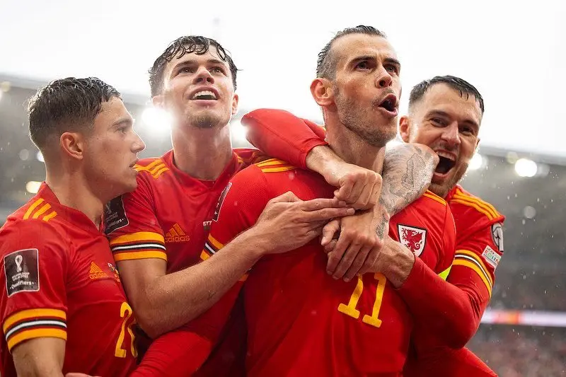 Bale, en un partido con la selección galesa