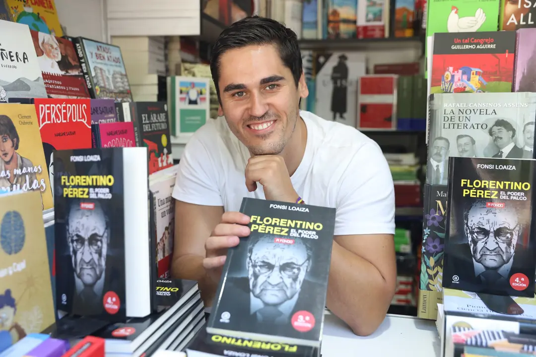 Fonsi Loaiza, en la Feria del Libro de Madrid