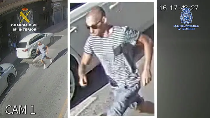 Imagen del sospechoso difundida por la Policía