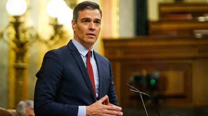 Pedro Sánchez durante una sesión en el Congreso de los Diputados