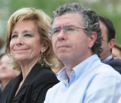 Esperanza Aguirre junto a Francisco Granados
