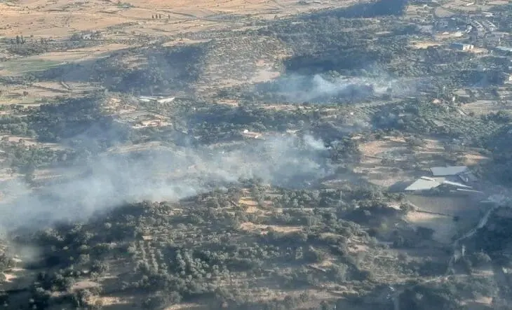 Imagen del incendio apagado en Quintanilla de Coco. Fuente Naturaleza CYL