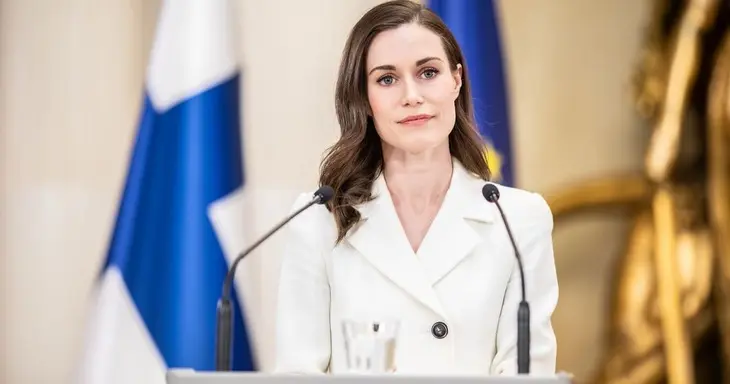 La primera ministra de Finlandia, Sanna Marin