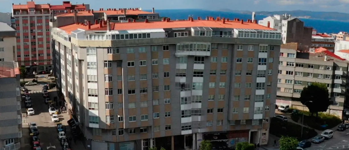 Imagen de Google Maps del barrio coruñés de O Castrillón
