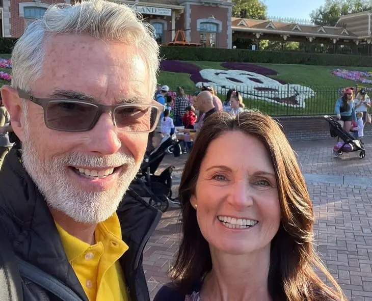 Nancy Hauck y su marido. Fuente Instagram 