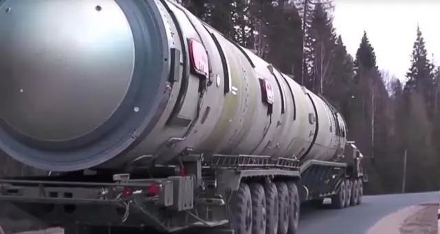 Imagen de una bomba nuclear del ejército ruso. (Fuente:Agencia TASS)