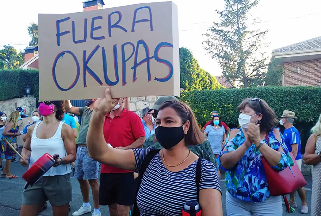 Protestas vecinales contra una okupación