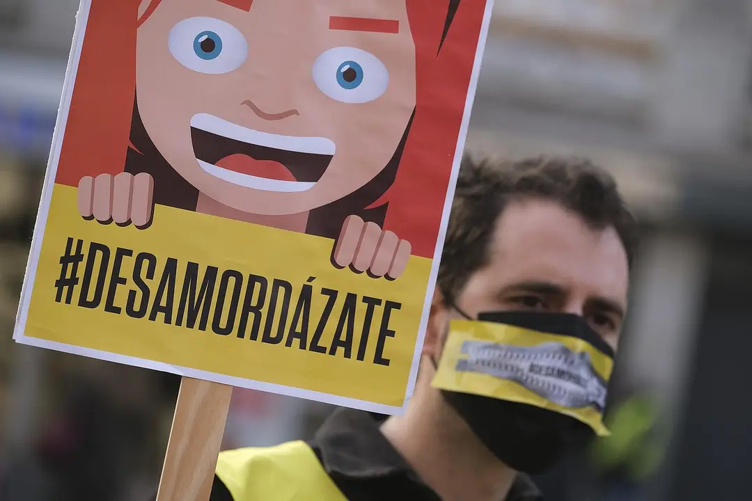 Protesta contra le ley mordaza