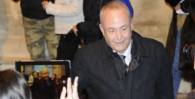 Judge Jose Castro Aragon leaves Palma of Mallorca courthouse after her hearing about "Noos Gate" in Palma de Mallorca, Spain Saturday Feb. 08, 2014.