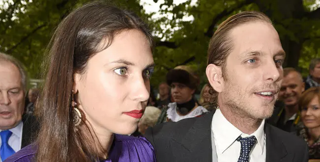 Andrea Casiraghi and Tatiana Santodomingo during the wedding of Maria Theresia von Thurn und Taxis and Hugo Wilson in Tutzing am 13.09.2014