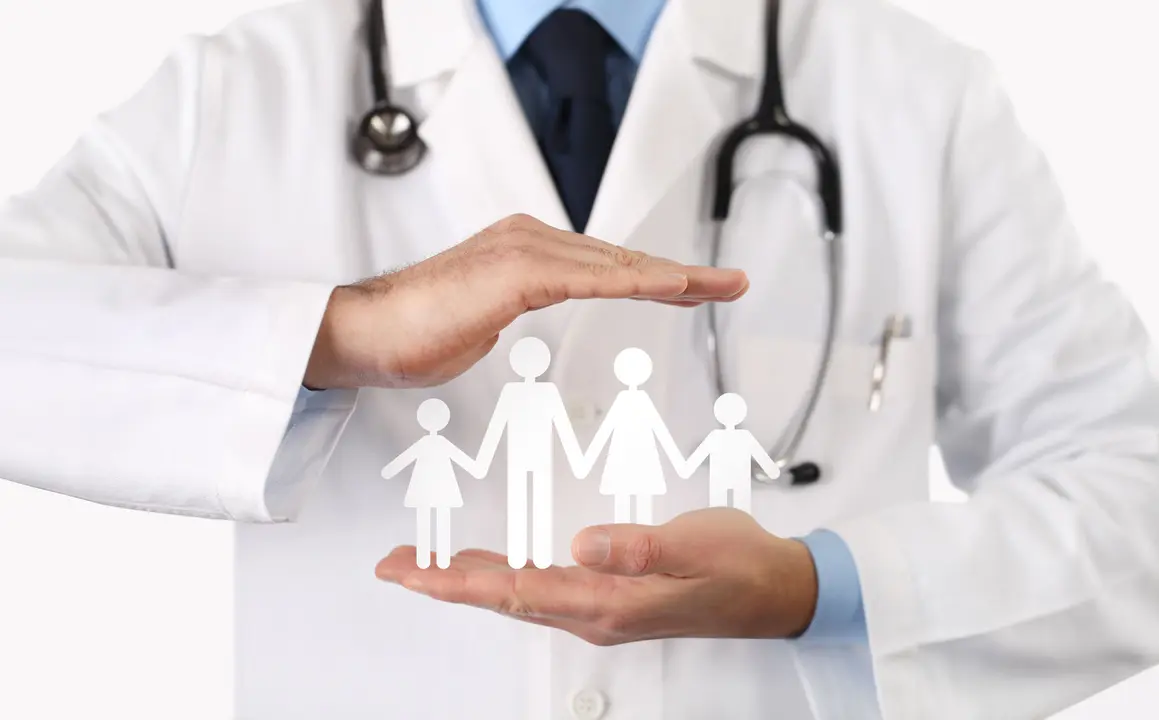 69457298 - medical health insurance concept, hands with family symbol