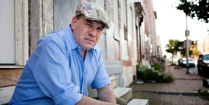 BALTIMORE - SEPTEMBER 19: David Simon, creator of the television show "The Wire", poses for a portrait on September 19, 2010, in Baltimore, Maryland. (Photo by Joshua Roberts/Getty Images for the MacArthur Foundation)