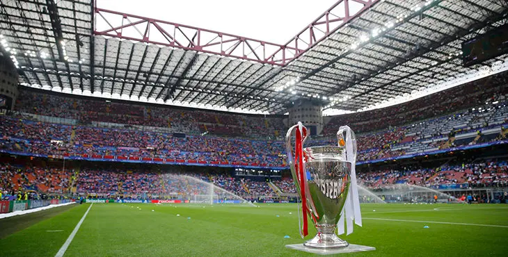 Soccer Football - Atletico Madrid v Real Madrid - UEFA Champions League Final - San Siro Stadium, Milan, Italy - 28/5/16
General view of the Champions League trophy before the game
Reuters / Stefan Wermuth
Livepic
EDITORIAL USE ONLY.