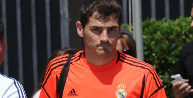 Real Madrid, leave a training session at UCLA in Los Angeles. Pictured are the stars of Spanish side Real Madrid leaving a training session. Players are pictured signing autographs and getting on golf carts to head to the team dressing room.
<P>
Pictured: Iker Casillas
<P>
<B>Ref: SPL422700 010812 </B><BR />
Picture by: Splash News<BR />
</P><P>
<B>Splash News and Pictures</B><BR />
Los Angeles: 310-821-2666<BR />
New York: 212-619-2666<BR />
London: 870-934-2666<BR />
photodesk@splashnews.com<BR />
</P>
