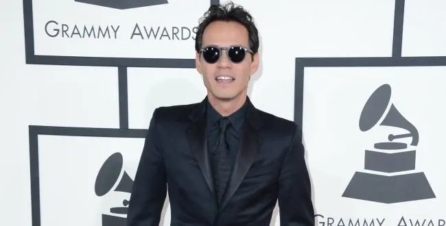 Singer Marc Anthony during the 56th annual GRAMMY Awards on Sunday, Jan. 26, 2014, in Los Angeles.