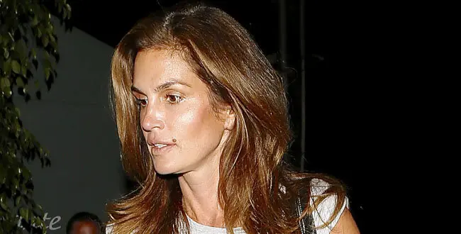 Model Cindy Crawford in Santa Monica. Thursday, June 26, 2014