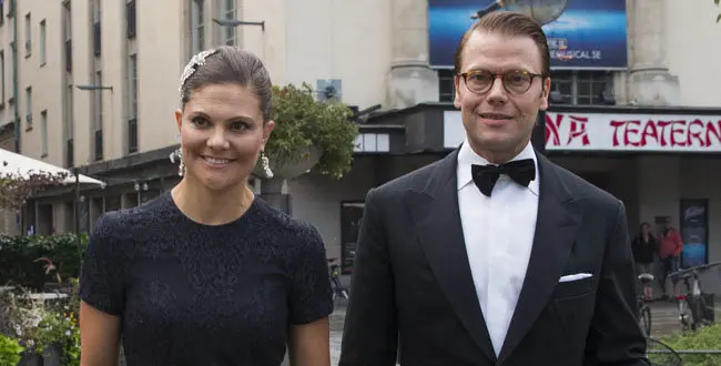 Crown Princess Victoria and Prince Daniel attend at a dinner in aid of the World Childhood Foundation in Stockholm
2014-09-08 The swedish royal family,