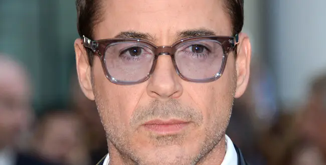 Actor Robert Downey Jr. arrives at the opening night gala premiere of "The Judge" during the 2014 Toronto International Film Festival on Thursday, Sept. 4, 2014, in Toronto. (Photo by Evan Agostini/Invision/AP)