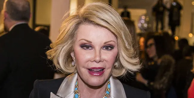 Actress Joan Rivers during The Faberge BigEgg Hunt event in NYC
January 28, 2014