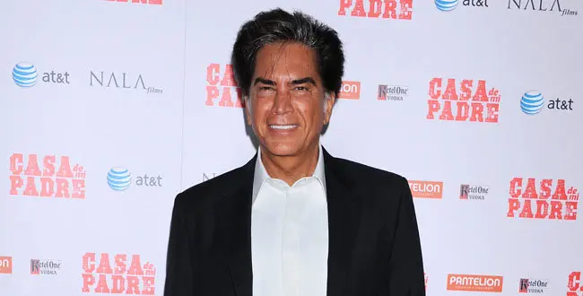 Singer Jose Luis Rodriguez " El Puma " at premier of the film "Casa de mi Padre" in Los Angeles on March 14, 2012.