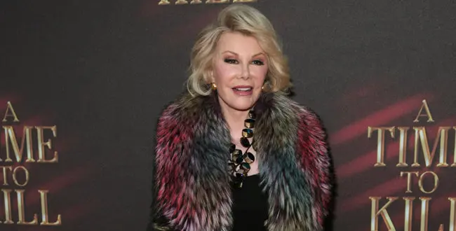 Actress Joan Rivers attends the opening night of "A Time To Kill" on Broadway on Sunday, Oct. 20, 2013 in New York