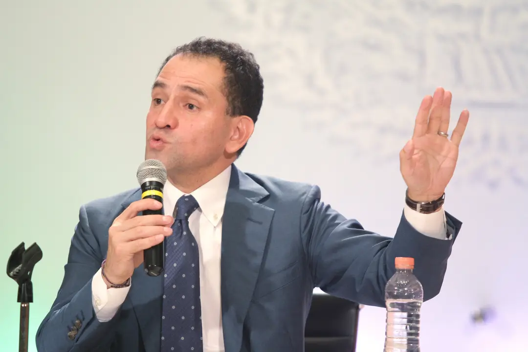 90709160. México, 9 Jul 2019 (Notimex-Gustavo Durán).- Conferencia de prensa del nuevo titular de la Secretaría de Hacienda y Crédito Público, Arturo Herrera. Ciudad de México, 9 de julio de 2019.
NOTIMEX/FOTO/GUSTAVO DURÁN/GDH/POL/