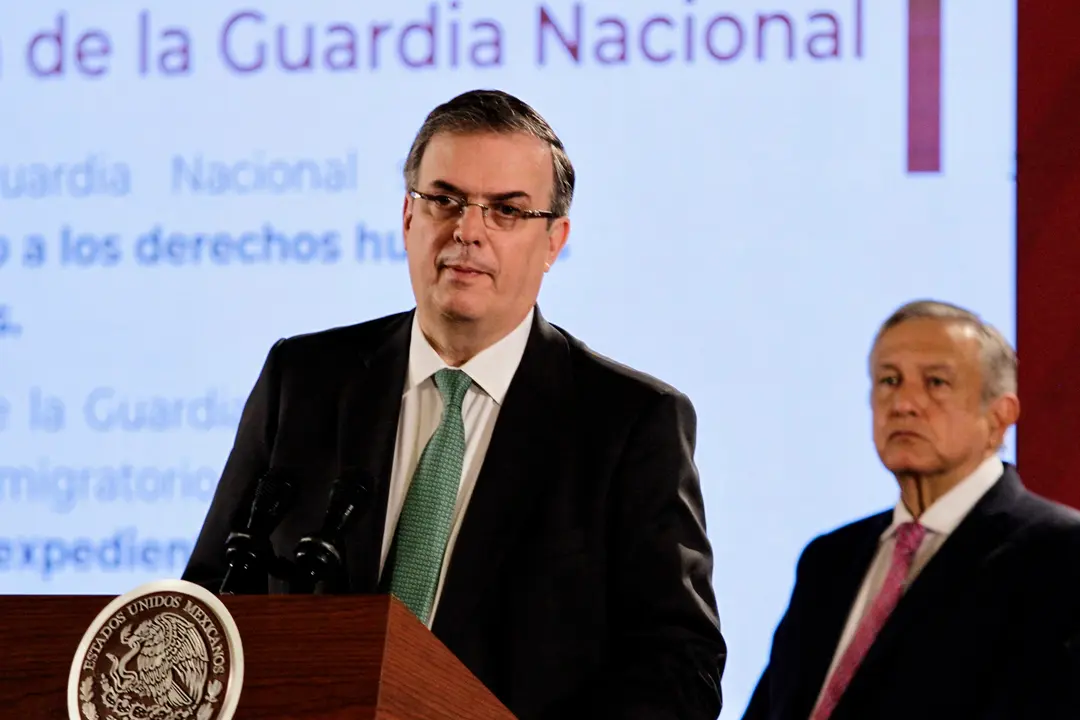 90906029. México, 6 Sep 2019 (Notimex-Alejandro Guzmán).- El Secretario de Relaciones Exteriores, Marcelo Ebrard informó sobre las medidas que se han tomado, como parte del Plan de Desarrollo y Migración, para reducir el flujo migratorio en México. Ciudad de México, 6 de septiembre de 2019. NOTIMEX/FOTO/ALEJANDRO GUZMÁN/AGH/POL/4TAT