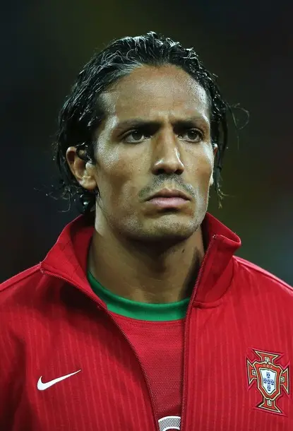 KHARKOV, UKRAINE - JUNE 17: Bruno Alves of Portugal looks on ahead of the UEFA EURO 2012 group B match between Portugal and Netherlands at Metalist Stadium on June 17, 2012 in Kharkov, Ukraine. (Photo by Ian Walton/Getty Images)