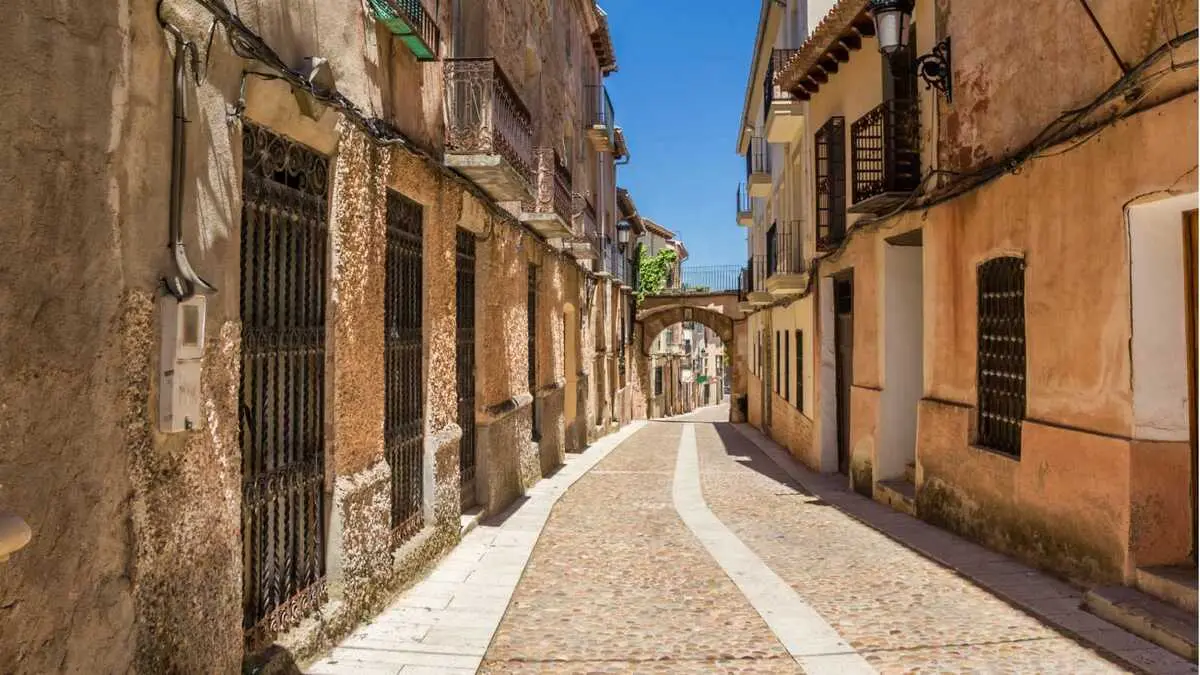Imagen de un pueblo de la España vaciada