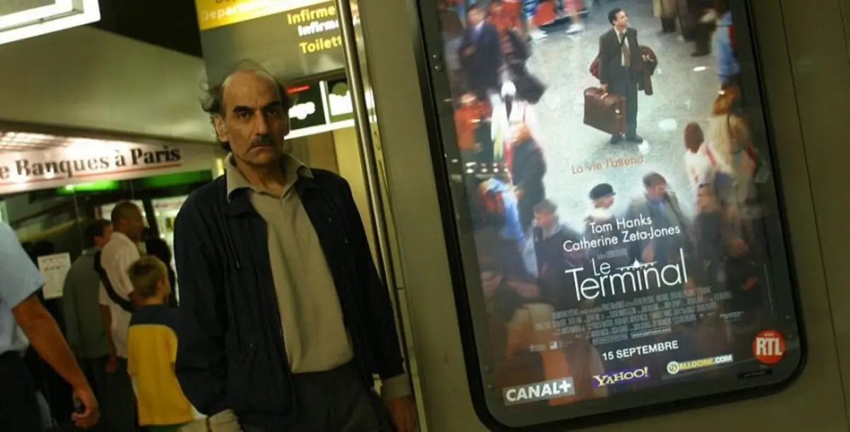 Karimi Nasseri en una imagen de 2004
