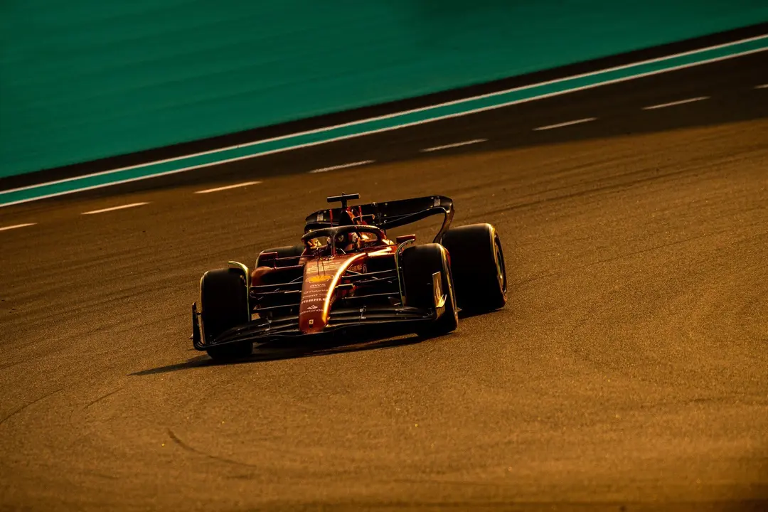 Carlos Sainz en Abu Dabi | Fuente: Ferrari