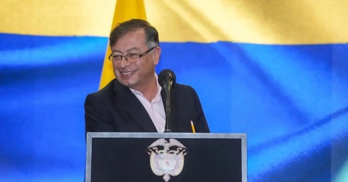 El presidente de Colombia, Gustavo Petro
