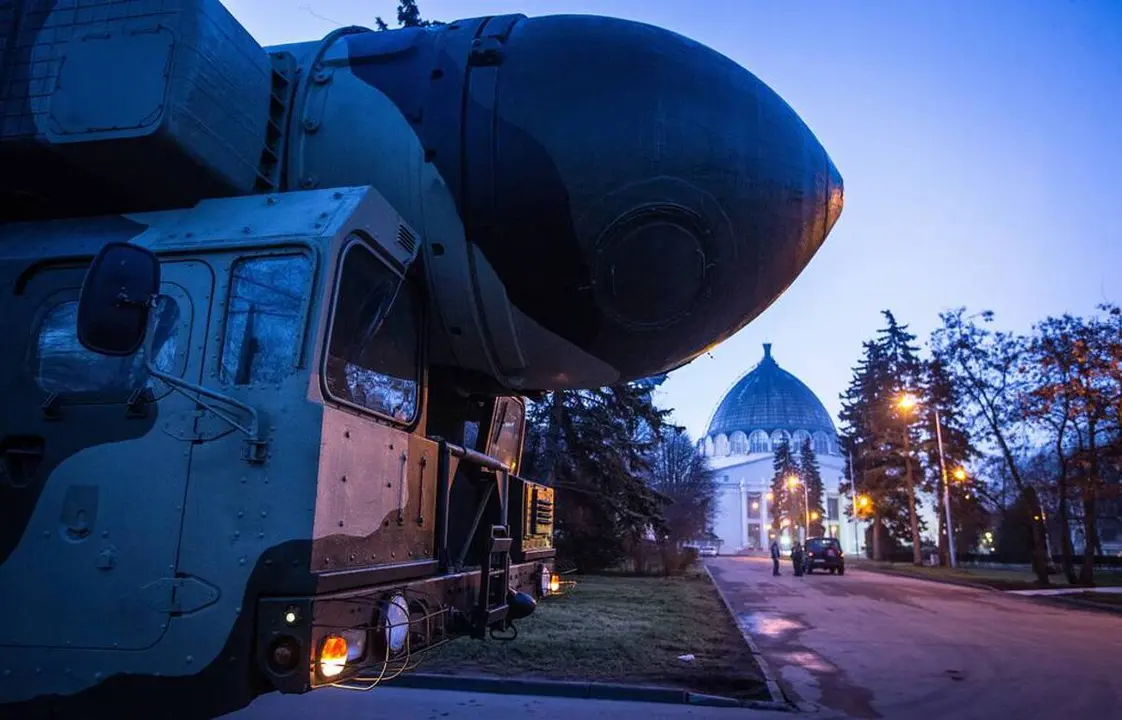 Imagen de un misil con cabeza nuclear rusa. Fuente Agencia TaSS