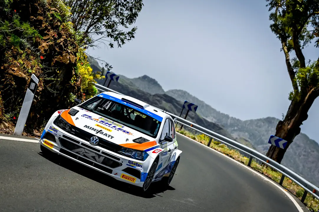 Nil Solans at FIA European Rally Championship in Las Palmas, Canarias on 13th May 2022 // @World / Red Bull Content Pool // SI202205130301 // Usage for editorial use only //