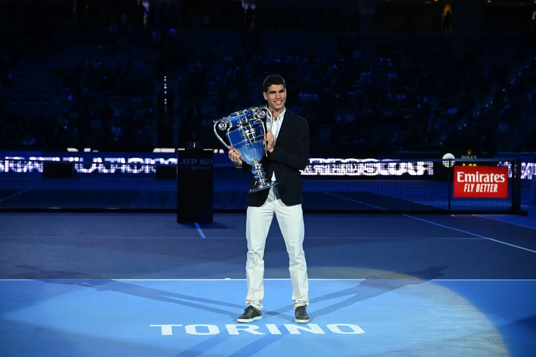 TURIN, ITALY- NOVEMBER 16: Images of Carlos Alcaraz from Spain on day 4
photo by Corinne Dubreuil/ATP Tour