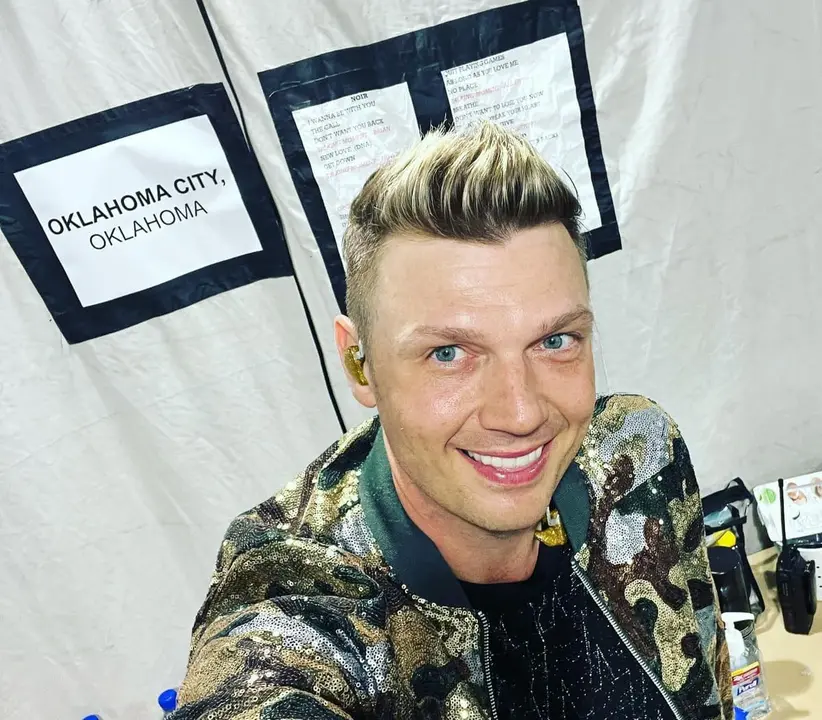 El cantante Nick Carter. Fuente Instagram 