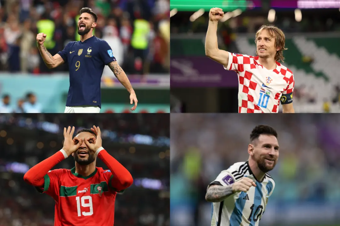 Los semifinalistas del Mundial de Catar 2022 | Fuente: @fifaworldcup_es