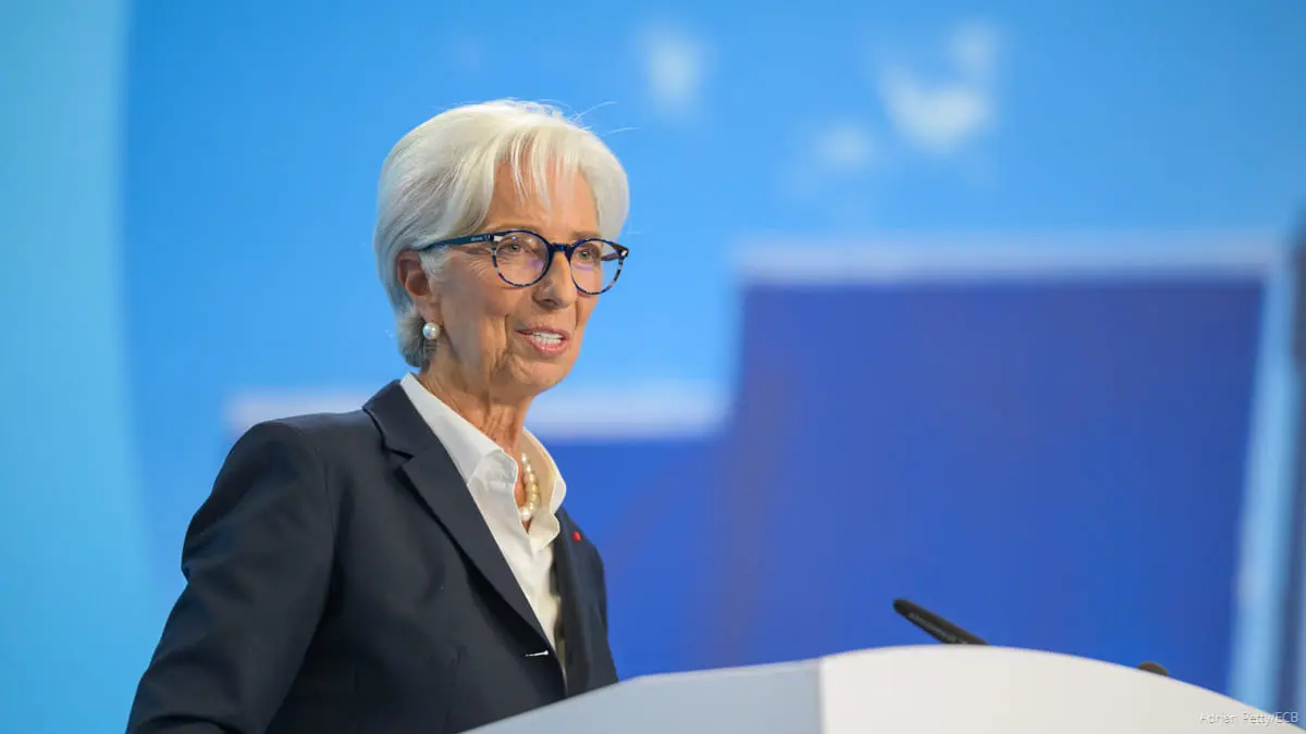 La presidenta del BCE, Christine Lagarde