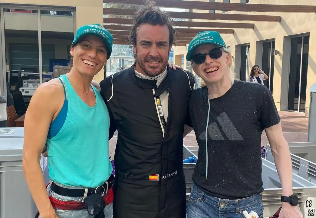 Fernando Alonso con Susana Rodríguez | Fuente: @susirodriguezgacio