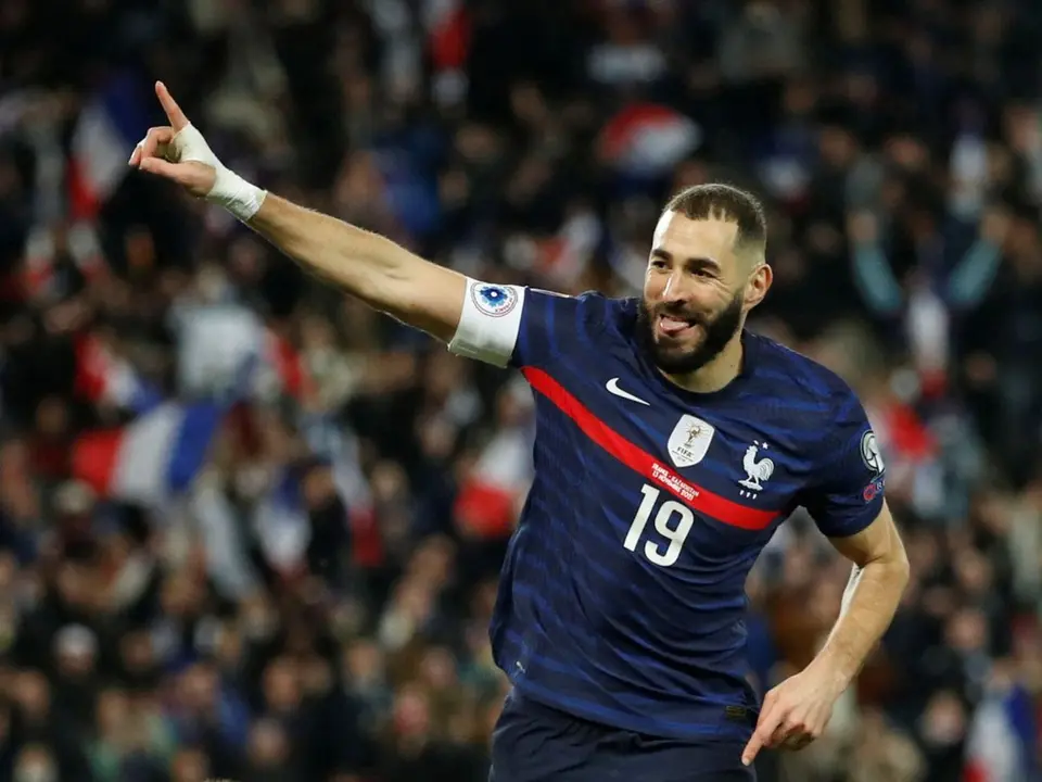 Karim Benzema con la camiseta de Francia | Fuente: Getty Images