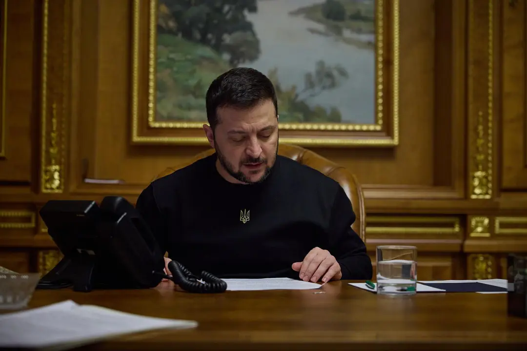 El presidente de Ucrania, Volodímir Zelenski / Twitter
