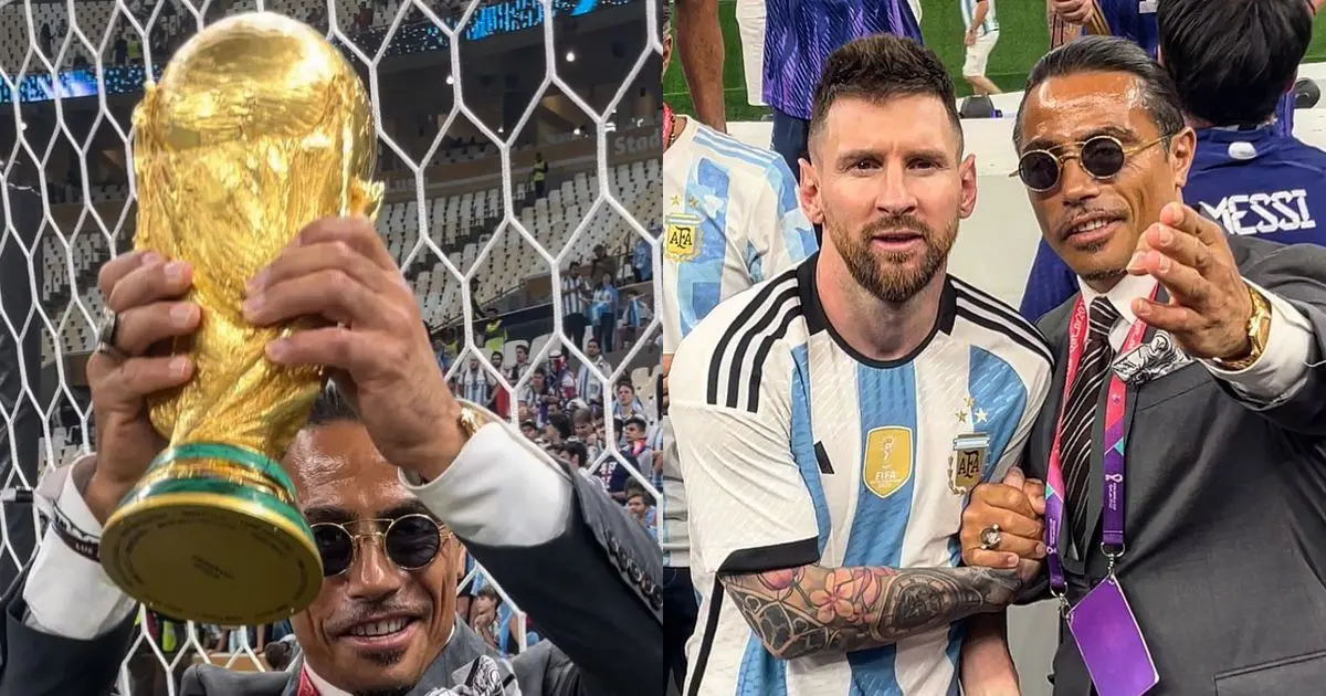 Salt Bae en la final del Mundial de Catar 2022 | Fuente: @nusr_et