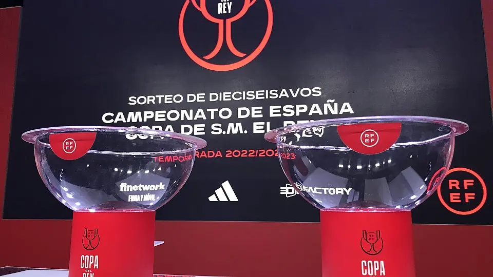 Bombos del sorteo de dieciseisavos de la Copa del Rey | Fuente: RFEF