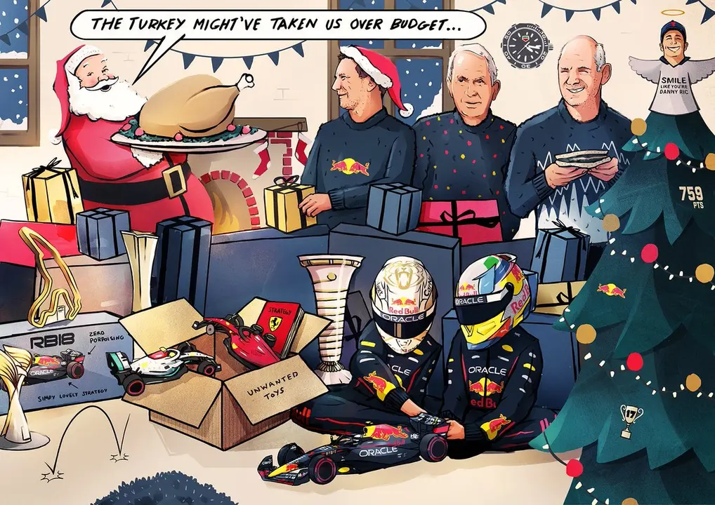 Felicitación navideña de Red Bull | Fuente: Red Bull