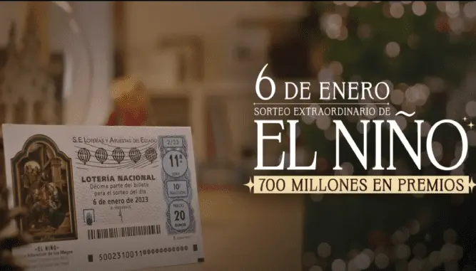 Décimo para el Sorteo Extraordinario de la Lotería del Niño 2023