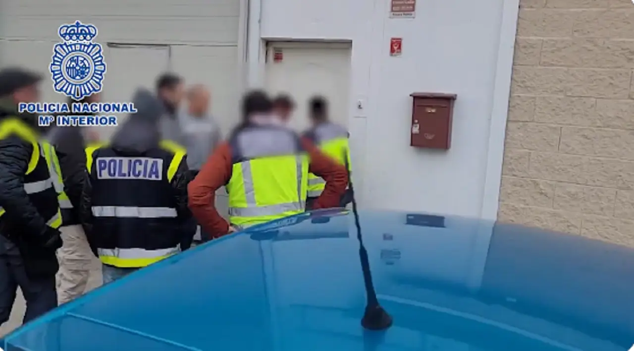 Captura vídeo Policía Nacional