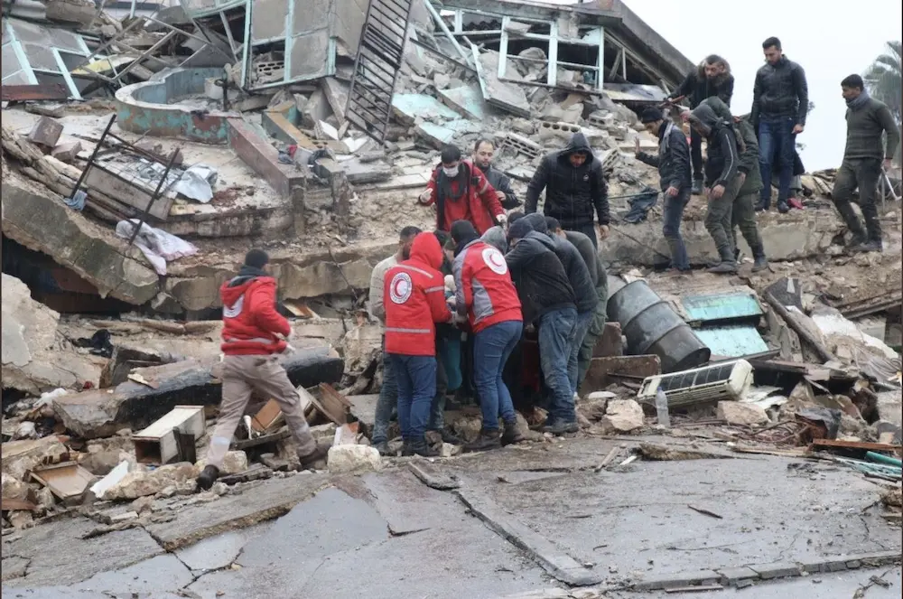 Syrian Red Crescent terremoto Turquía y Siria 2023 | Imagen: Cruz Roja